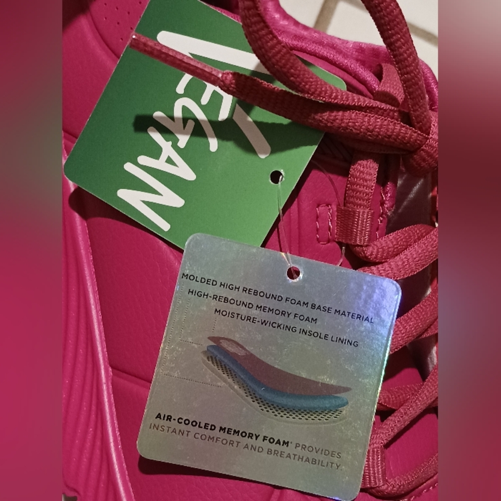 Skechers Street Los Angeles Air Cooled Memory Foam Vegan Fuschia - Picture 4 of 16